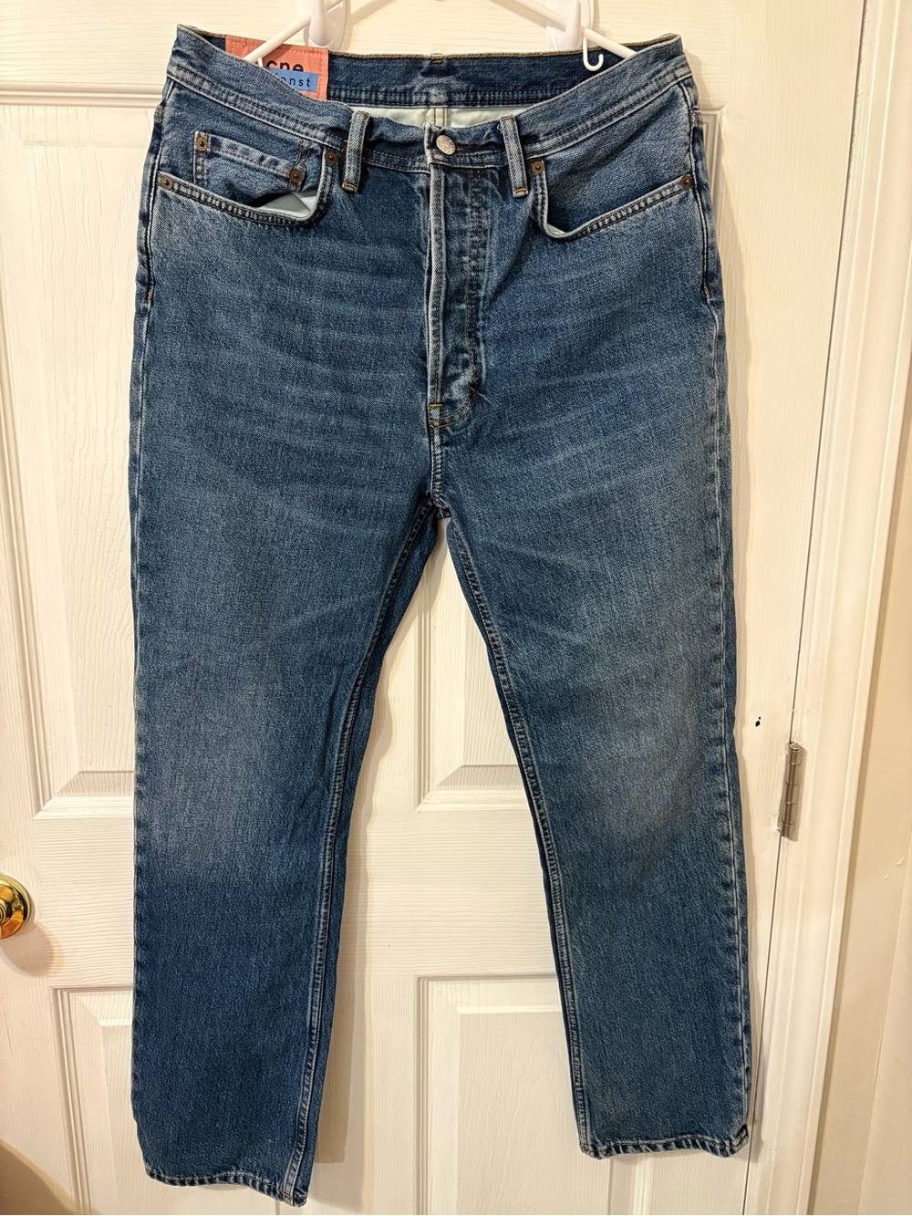 Acne Studio BLA KONST FLORAGATAN 13 Blue Denim Men’s Jeans